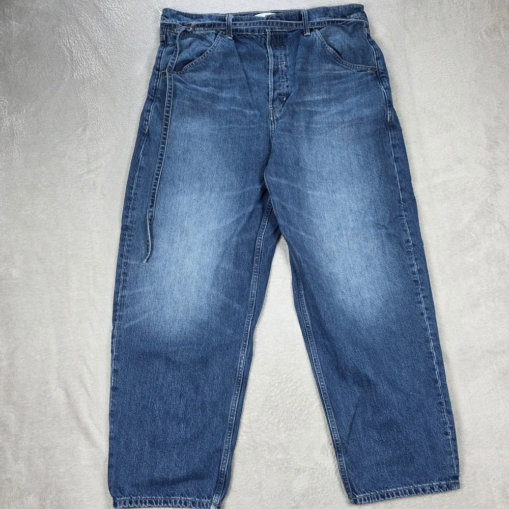 Banana Republic Jeans Mens 33 High-Rise‎ Rigid Bow Full Bow Medium Wash Denim